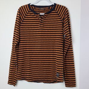 Scotch & Soda henley long-sleeve shirt, PTP 18.5"